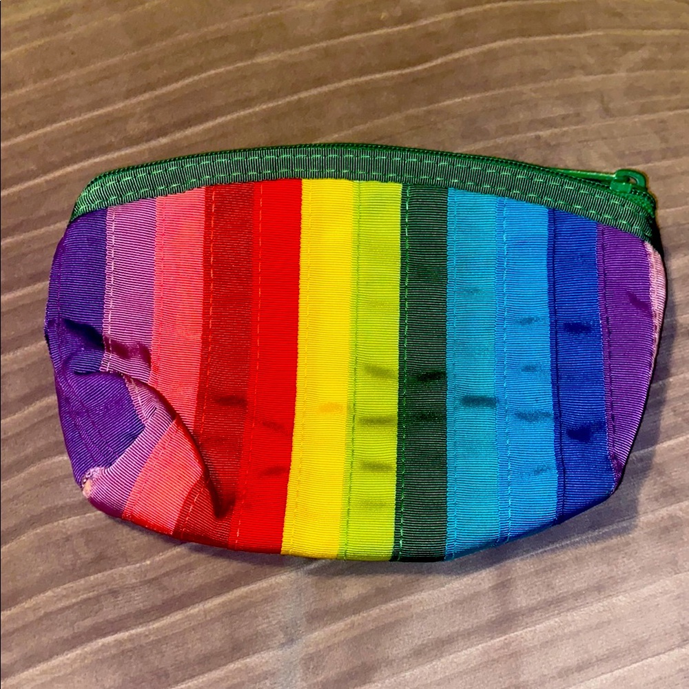 Rainbow Striped Kids Pouch